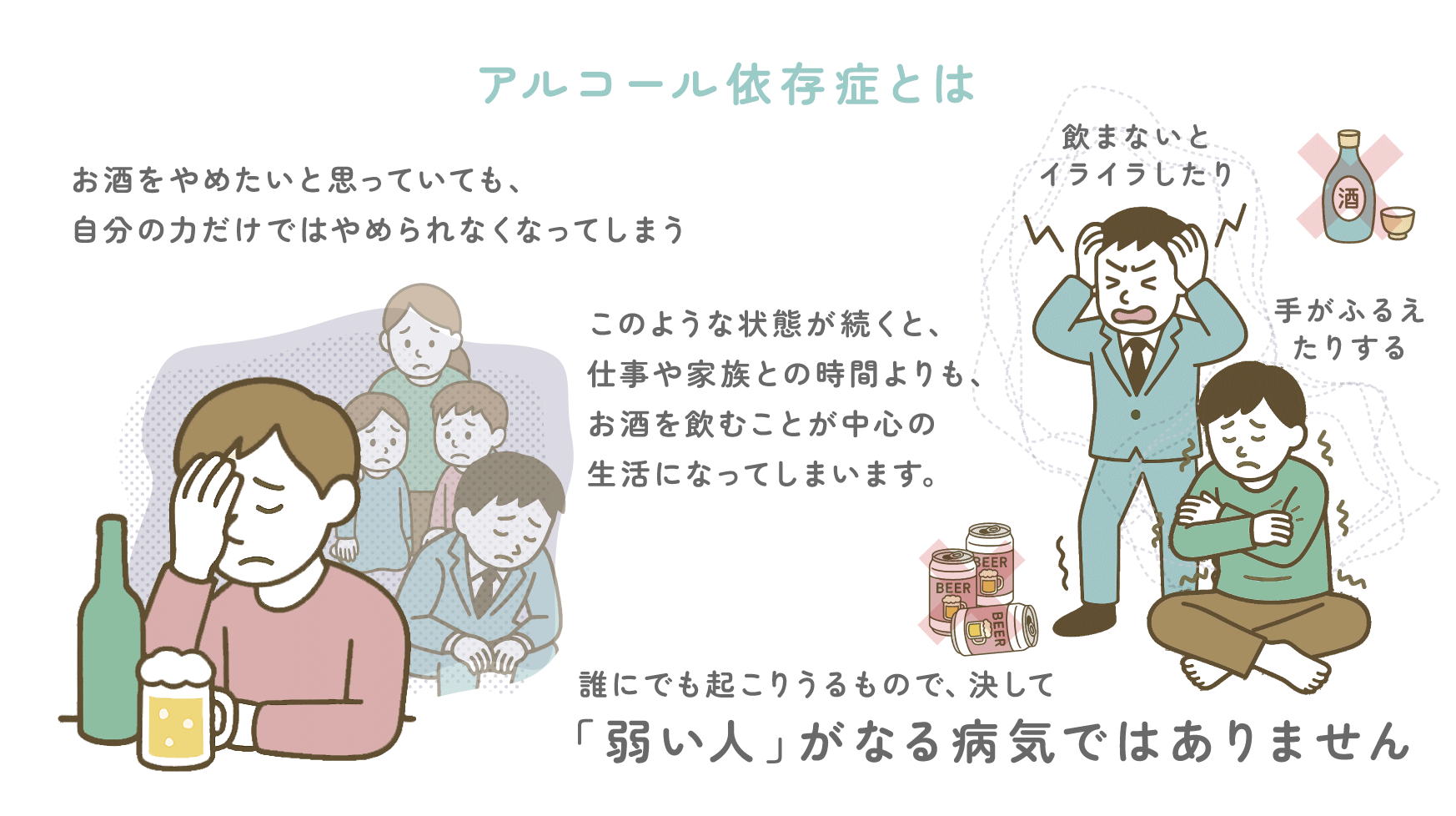アルコール依存症とは