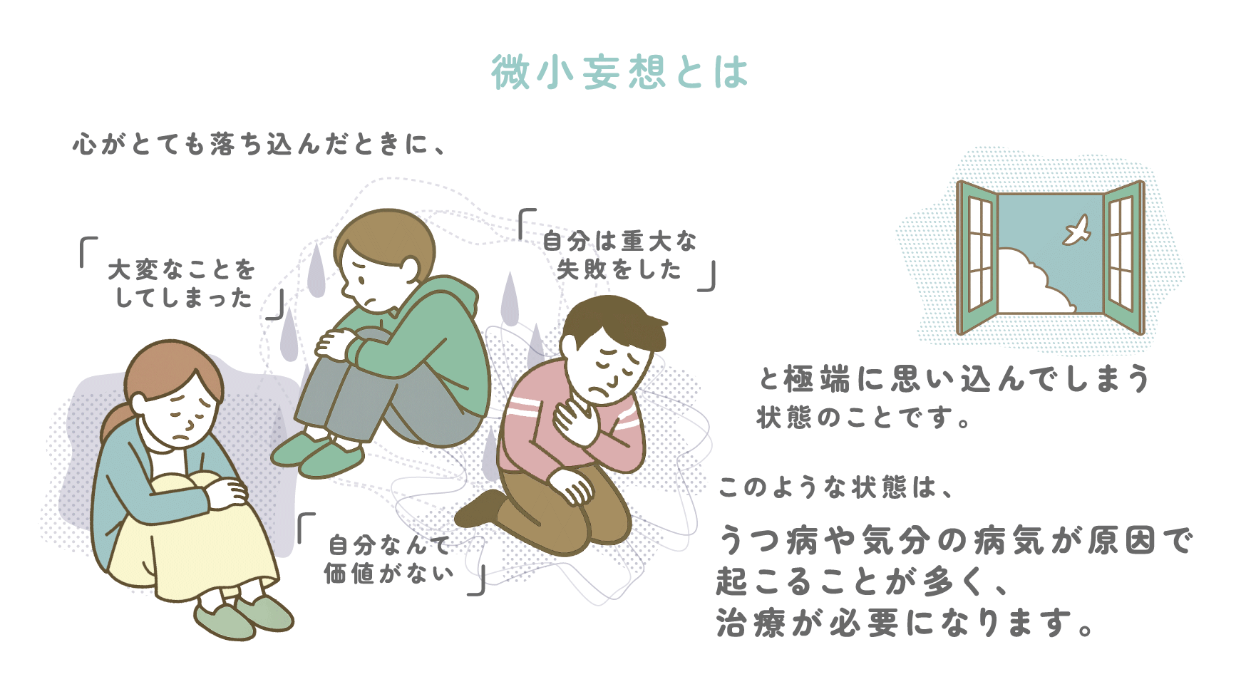 微小妄想イメージイラスト