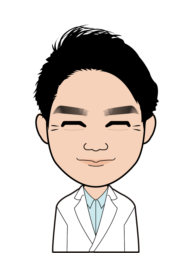 和泉医師の似顔絵